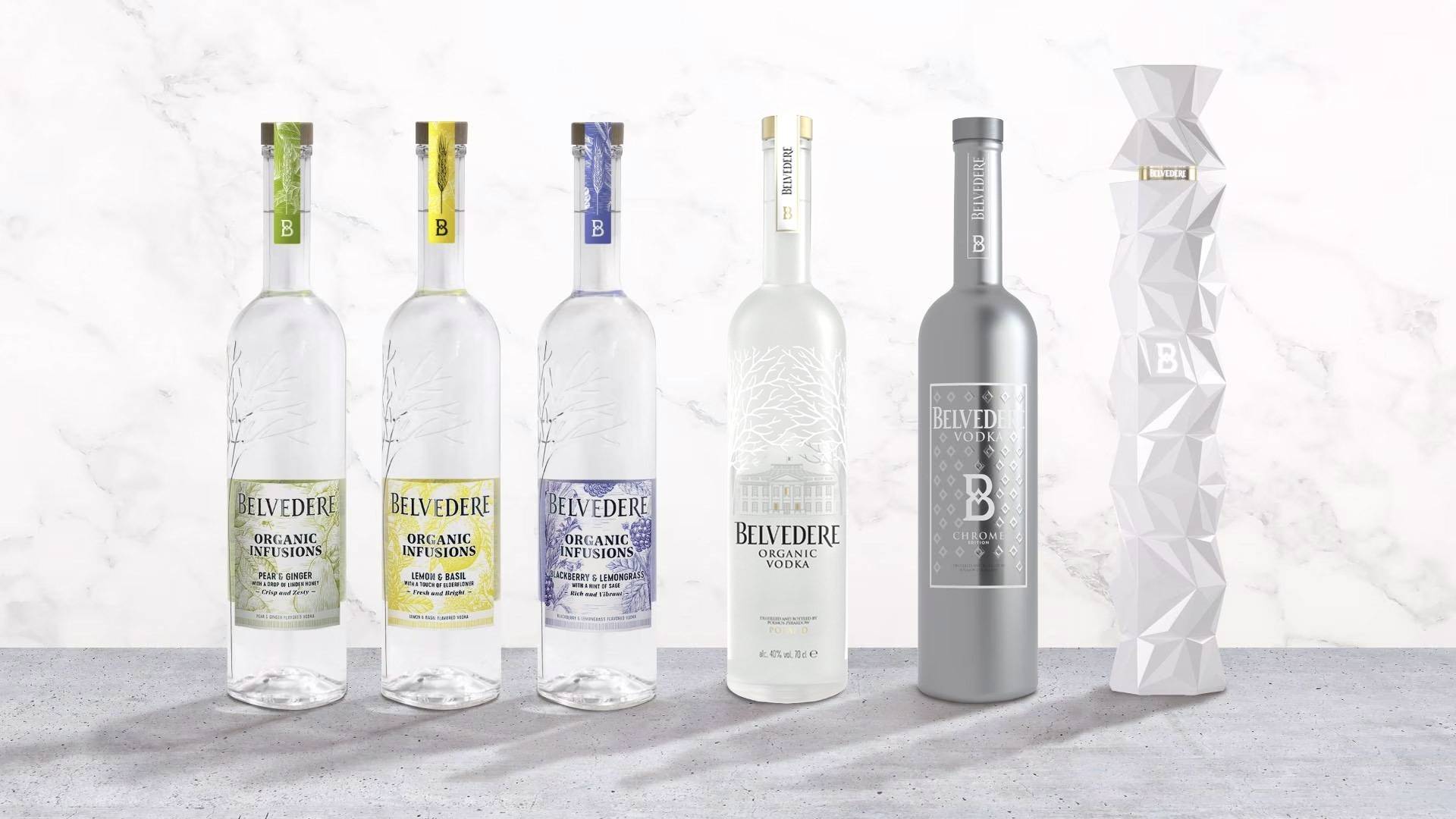 Belvedere’s diverse collection of luxurious vodkas