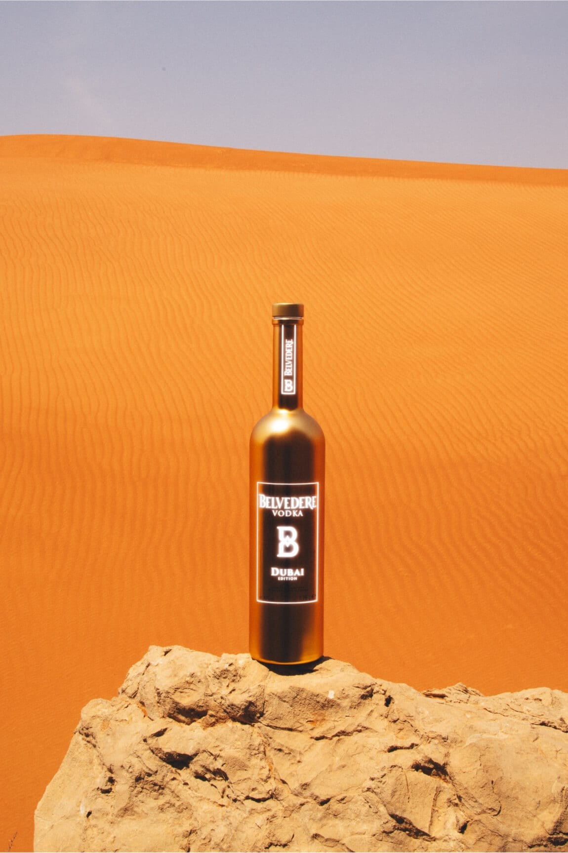 Dubai bottle standing