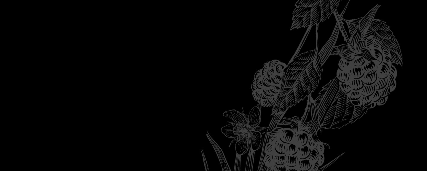 blackberry & lemongrass bottle label